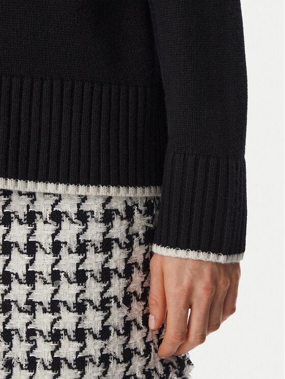KARL LAGERFELD KARL LAGERFELD Гольф B4W18033 Чорний Regular Fit