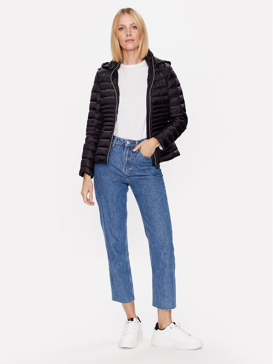 Geox Geox Vatovaná bunda Jaysen W3525B-T2449 F9000 Čierna Regular Fit