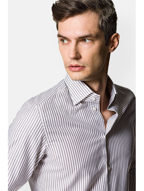 Lancerto Lancerto Koszula Mindy KO051122000080 Szary Slim Fit