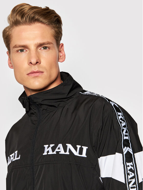 Karl Kani Karl Kani Демісезонна куртка Retro Tape 6086924 Чорний Regular Fit