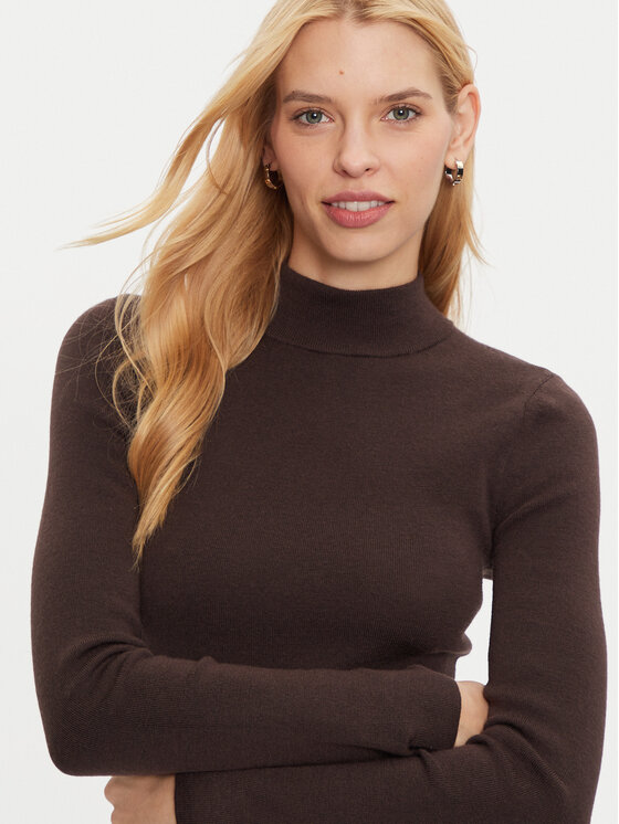 MICHAEL Michael Kors MICHAEL Michael Kors Trikotāžas kleita MF482Q14VR Brūns Slim Fit