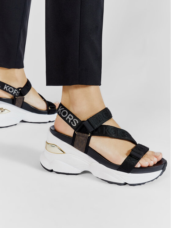 MICHAEL Michael Kors Sandály Maddox Sandal 43R2MXFS1D Černá | Modivo.cz