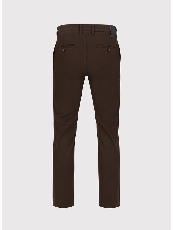Pako Lorente Pako Lorente Spodnie materiałowe P22WB-WX-001 Brązowy Classic Fit