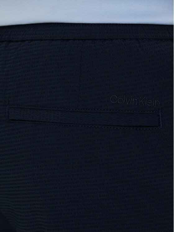 Calvin Klein Calvin Klein Medžiaginiai šortai LV04LF610G Mėlyna Straight Fit