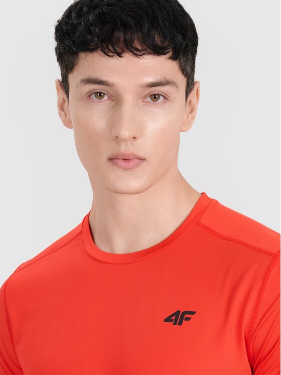 4F 4F Maglietta tecnica 4FWAW25TFTSM1521-62S Rosso Regular Fit