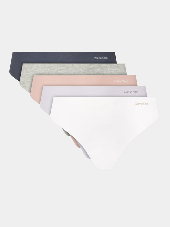Calvin Klein Underwear Set 5 kusov nohavičiek typu tanga 000QD5224E Farebná