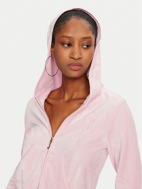 Juicy Couture Juicy Couture Bluza Robyn JCSEBJ007 Różowy Slim Fit