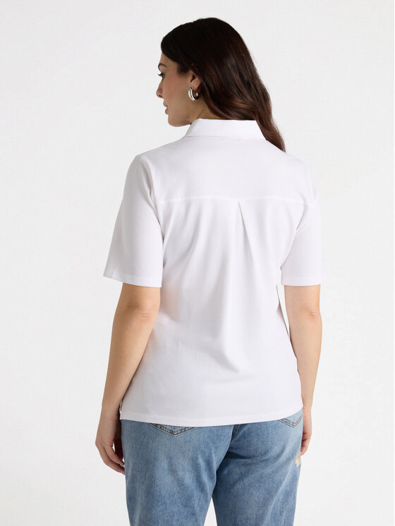 Fiorella Rubino Fiorella Rubino T-shirt G113L008403N011 Bianco Regular Fit