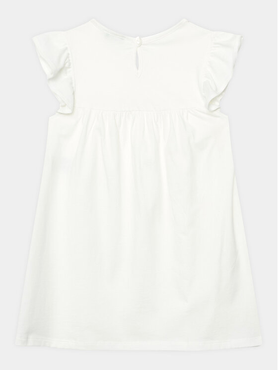 United Colors Of Benetton United Colors Of Benetton Vsakodnevna obleka 3096GV00H Bela Regular Fit