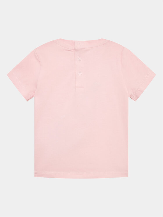 Guess Guess T-Shirt K3YI04 K6YW1 Różowy Regular Fit