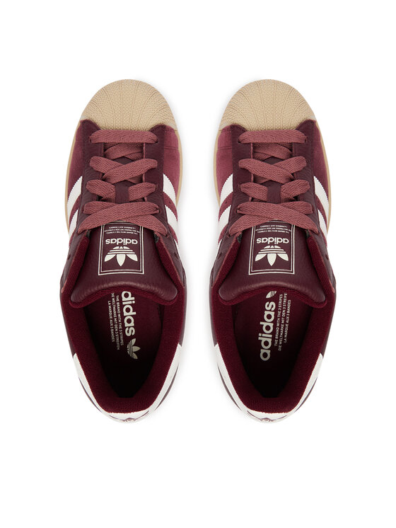 adidas adidas Снікерcи Superstar II KJ9949 Бордовий