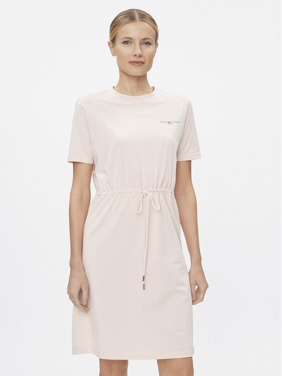 Tommy Hilfiger Tommy Hilfiger Kasdieninė suknelė 1985 WW0WW40734 Rožinė Regular Fit