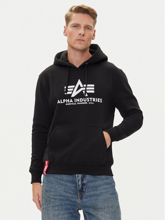 Alpha Industries Alpha Industries Μπλούζα Basic 178312 Μαύρο Regular Fit