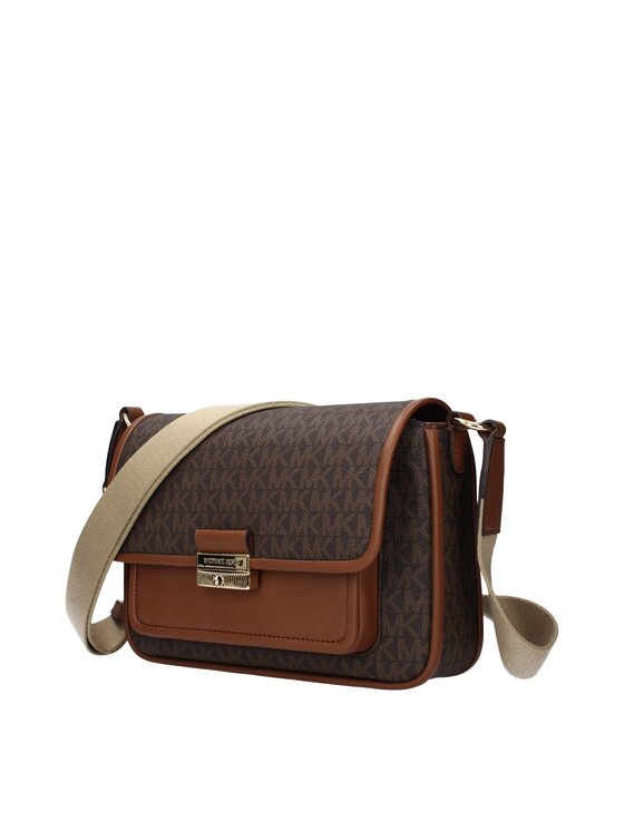 Michael Kors Michael Kors Torebka Brown Fabric Crossbody Brązowy