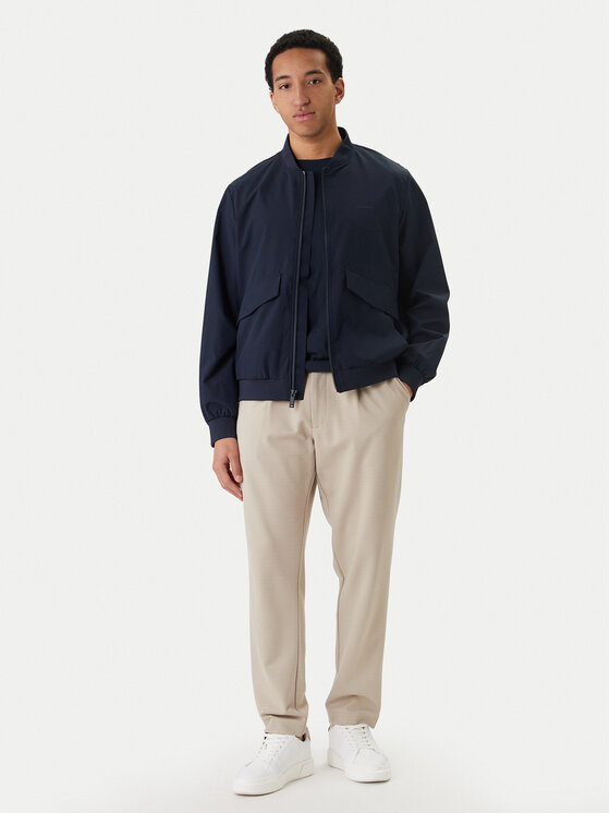 Calvin Klein Calvin Klein Bunda bomber LV04LF506G Tmavomodrá Regular Fit