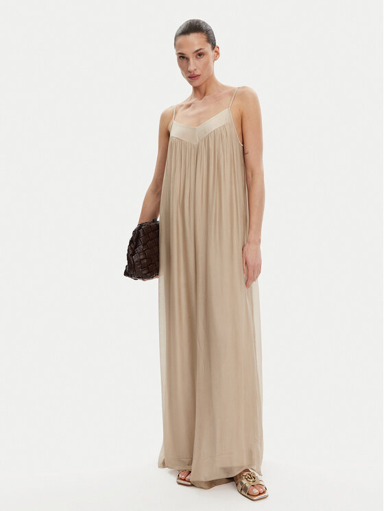 ViCOLO ViCOLO Salopetă TD0588 Bej Relaxed Fit