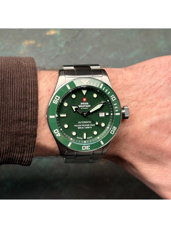 Swiss Military by Chrono Swiss Military by Chrono Hodinky SMA34075.03 Strieborná