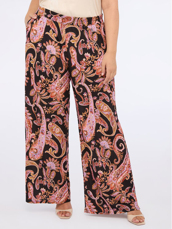 Fiorella Rubino Fiorella Rubino Pantaloni di tessuto P806L102332N0R6 Nero Regular Fit