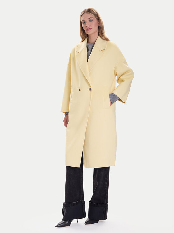 ViCOLO ViCOLO Villane mantel TF0003 Kollane Regular Fit