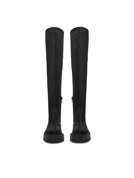 DeeZee DeeZee Čizme preko koljena 67091-8H Crna