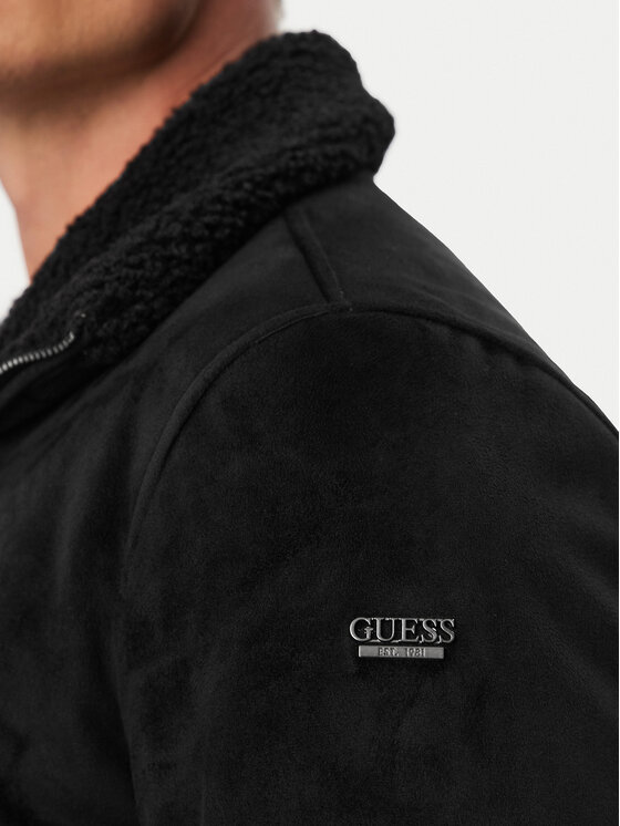 Guess Guess Bunda pro přechodné období M6BL41 K6733 Černá Regular Fit