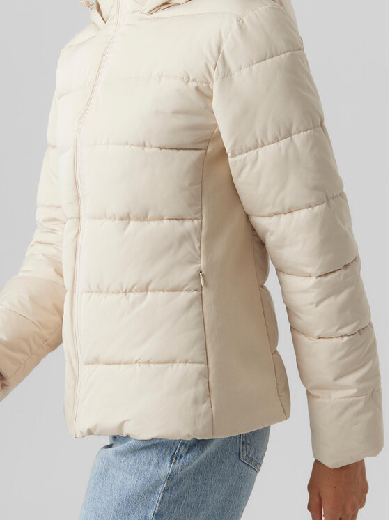 Vero Moda Vero Moda Kurtka zimowa 10289837 Écru Regular Fit