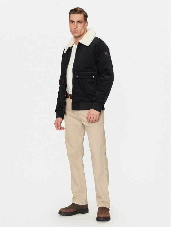 Wrangler Wrangler Kurtka bomber Aviator 112357270 Czarny Regular Fit