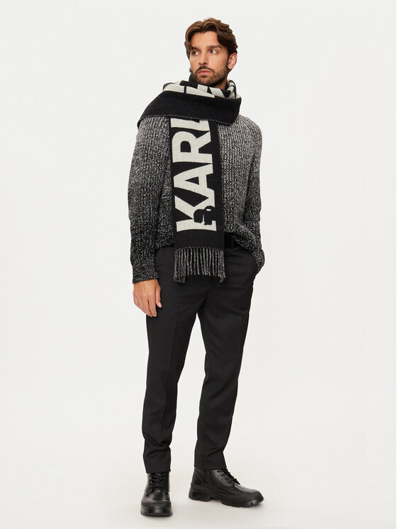 KARL LAGERFELD KARL LAGERFELD Шарф 246W3309 Чорний