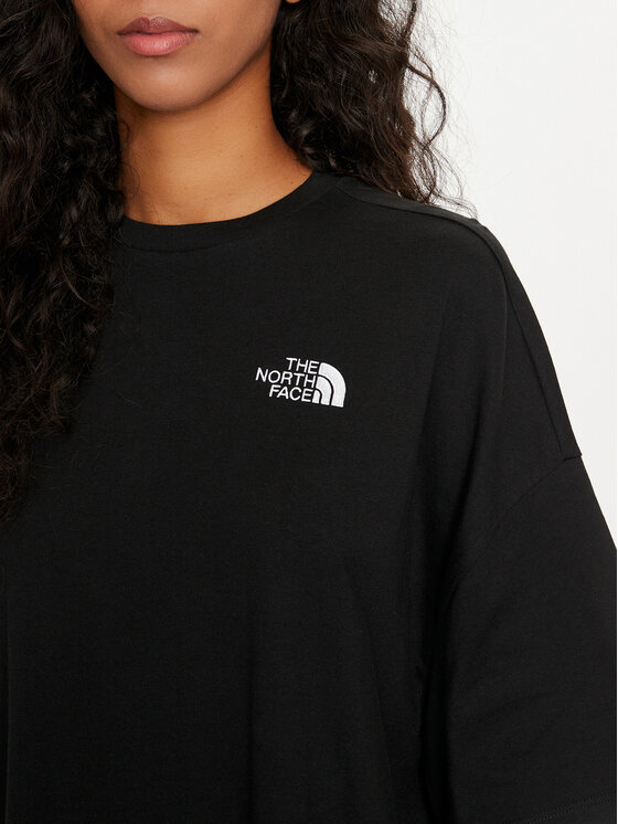 The North Face The North Face Každodenní šaty Simple Dome NF0A87NF Černá Relaxed Fit
