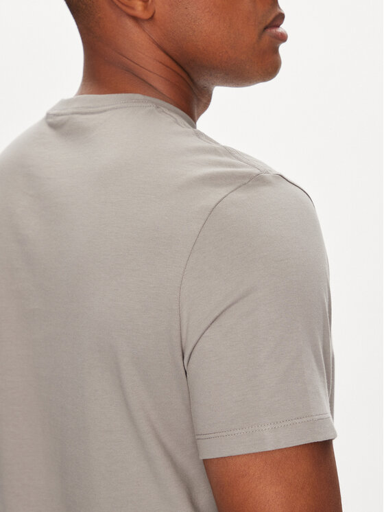 Calvin Klein Calvin Klein Тишърт Outline Tape Graphic LV04RC852G Сив Regular Fit