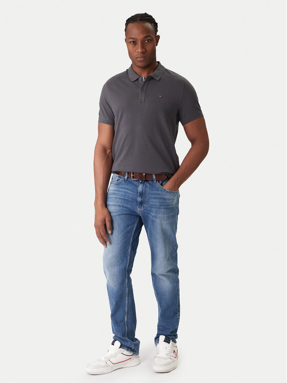 Tommy Jeans Tommy Jeans Polokošeľa DM0DM20676 Sivá Slim Fit