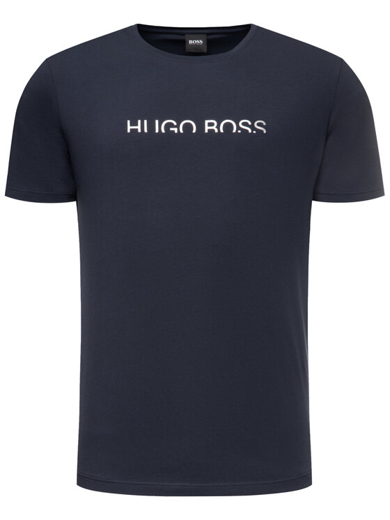 Boss Boss T-shirt Identity 50420159 Blu scuro Regular Fit