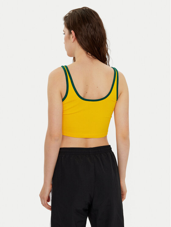 adidas adidas Top adicolor 3-Stripes JP2291 Žuta Slim Fit