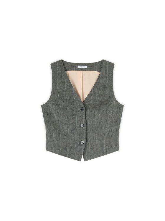 Motivi Motivi Koszula L033Q000097N0S3 Szary Slim Fit