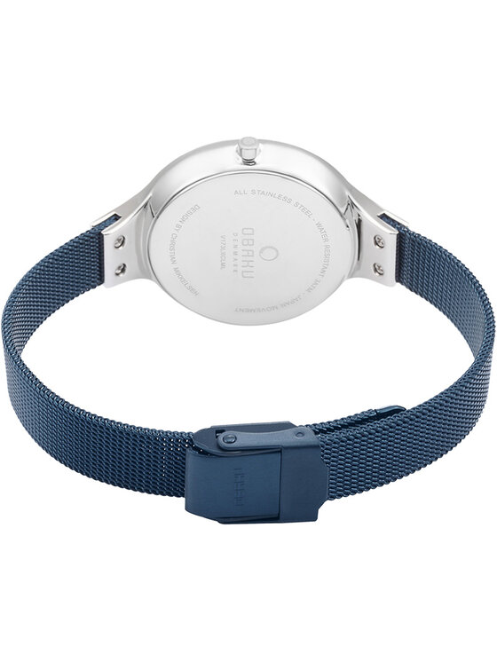 Obaku Obaku Zegarek V173LXCLML Niebieski