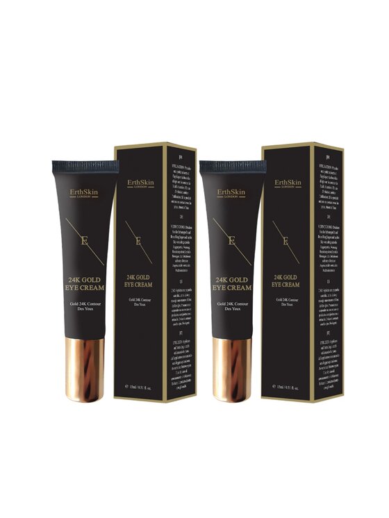 Erthskin London Erthskin London KREM POD OCZY 24K ZŁOTO x 2 Krem pod oczy