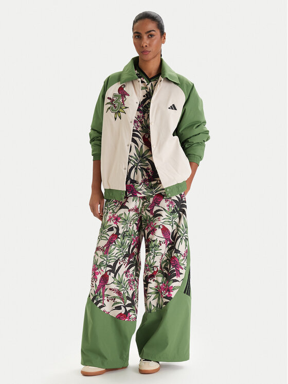 adidas adidas Džemperis Farm Rio Premium KD4611 Žalia Oversize