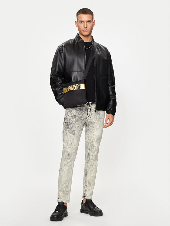Versace Jeans Couture Versace Jeans Couture Jeansy 76GAB5K0 Biały Skinny Fit