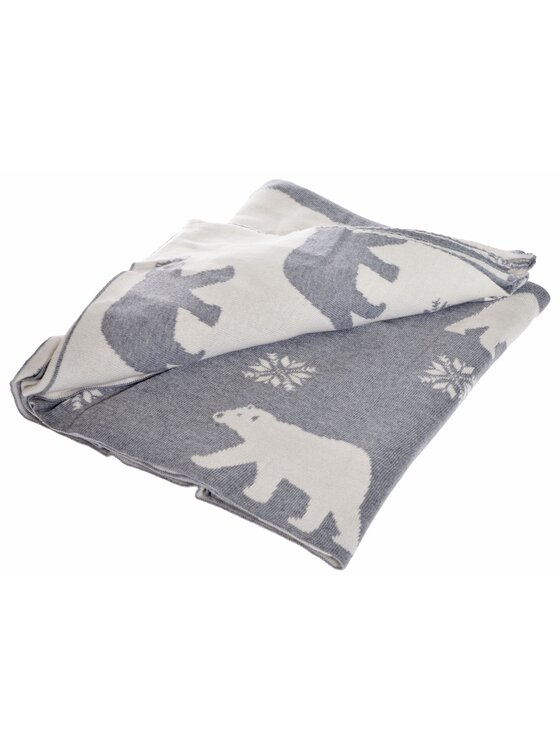 MIAhome MIAhome Koc zimowy bawełniany 125x150 cm ORSO POLARE Szary