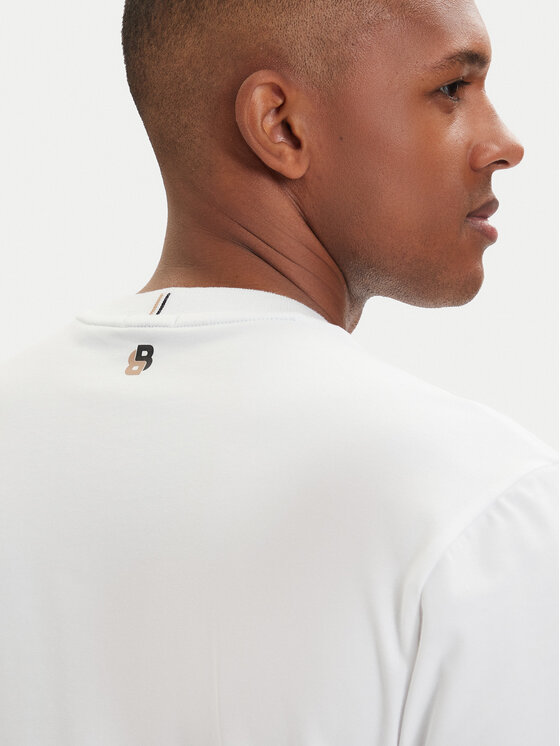 BOSS BOSS T-krekls Open 50560293 Balts Relaxed Fit
