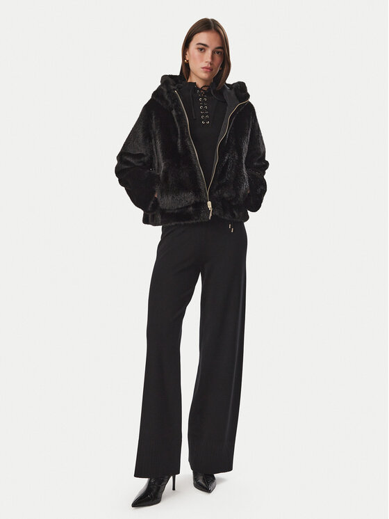 Liu Jo Sport Liu Jo Sport Pantaloni tricotați TF6084 MS63L Negru Regular Fit