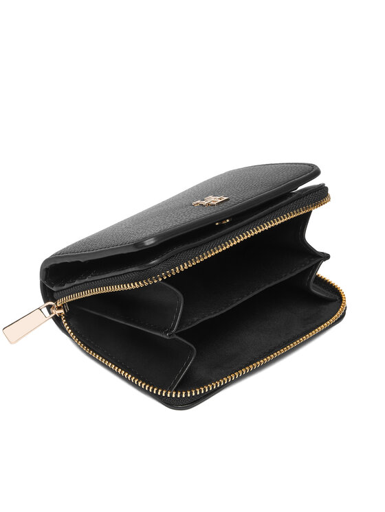Tommy Hilfiger Tommy Hilfiger Portafoglio Th Icon Med Za W/Flap AW0AW18475 Nero
