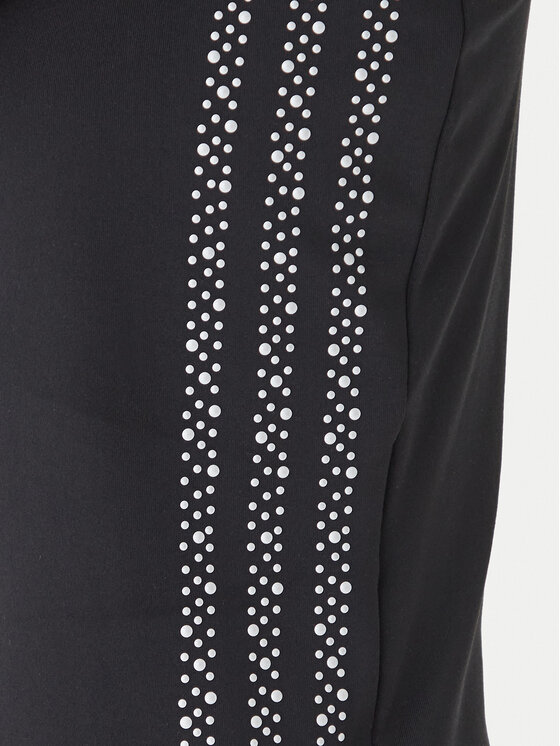 adidas adidas Marškinėliai Pearl Tube KC7860 Juoda Slim Fit