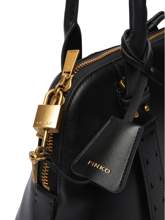 PINKO PINKO Borsetta Bowling Bag Medium AI 25-26 PLTT 105906 A0QO Nero