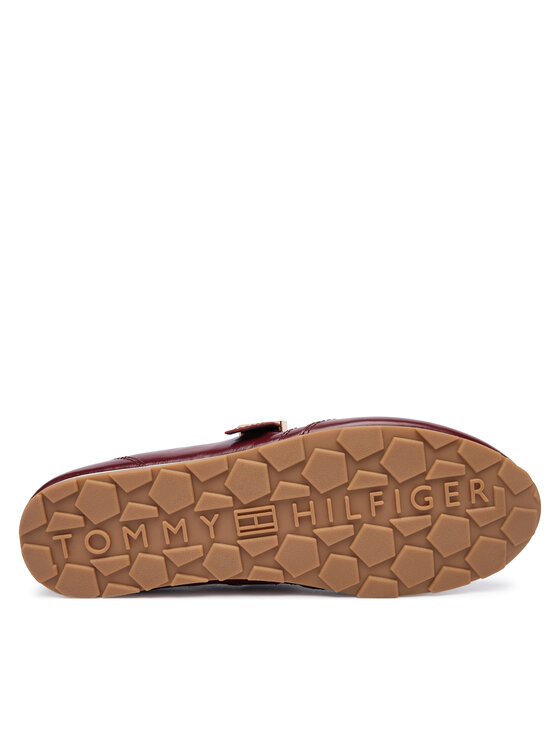 Tommy Hilfiger Tommy Hilfiger Balerīnas Bella Ballet Mary Jane FW0FW09416 Bordo