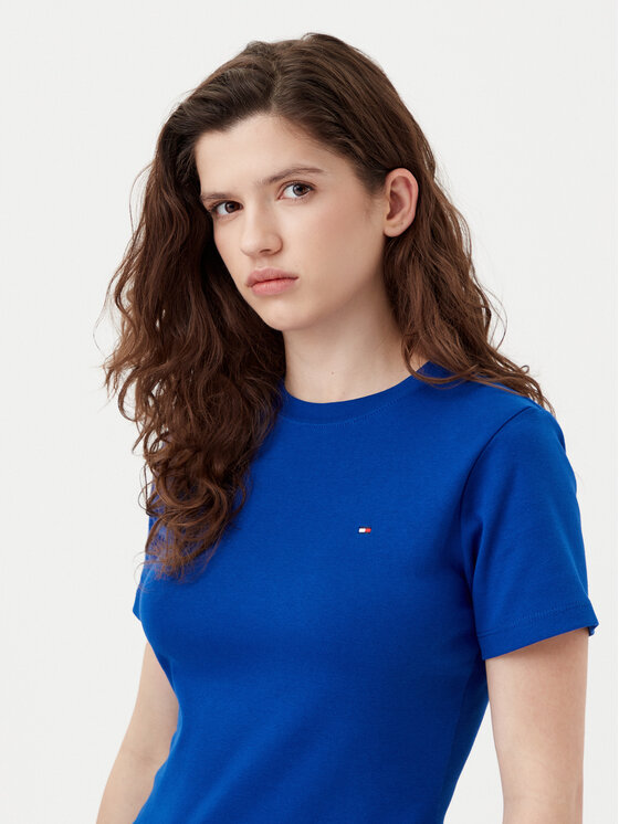 Tommy Hilfiger Tommy Hilfiger Футболка New Cody WW0WW40587 Голубий Slim Fit