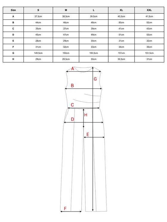 Stylove Stylove Kombinezon S115 Biały Wide Leg