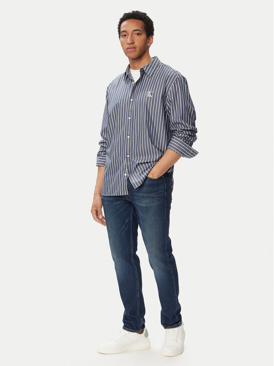 Calvin Klein Jeans Calvin Klein Jeans Jeans hlače Classic LV04RG900G Modra Taper Fit