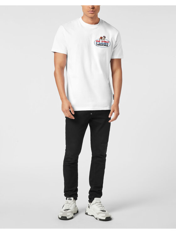 PHILIPP PLEIN PHILIPP PLEIN T-shirt 26173 Bianco Regular Fit