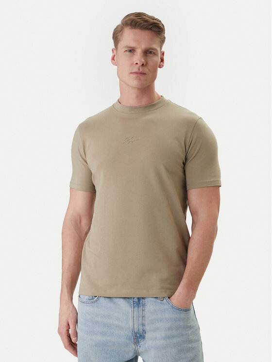 KARL LAGERFELD KARL LAGERFELD Tricou 755047 562235 Kaki Regular Fit